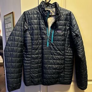 Women’s Patagonia Down Pullover -Navy L